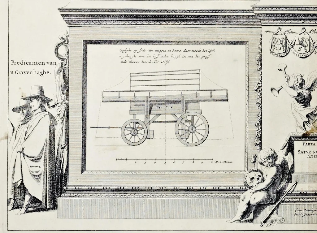 An illustration from Begraeffenisse van Syne Hoogheyt Frederick Henrick, by der gratien Gods prince van Orange ..., 1651, leaf 161