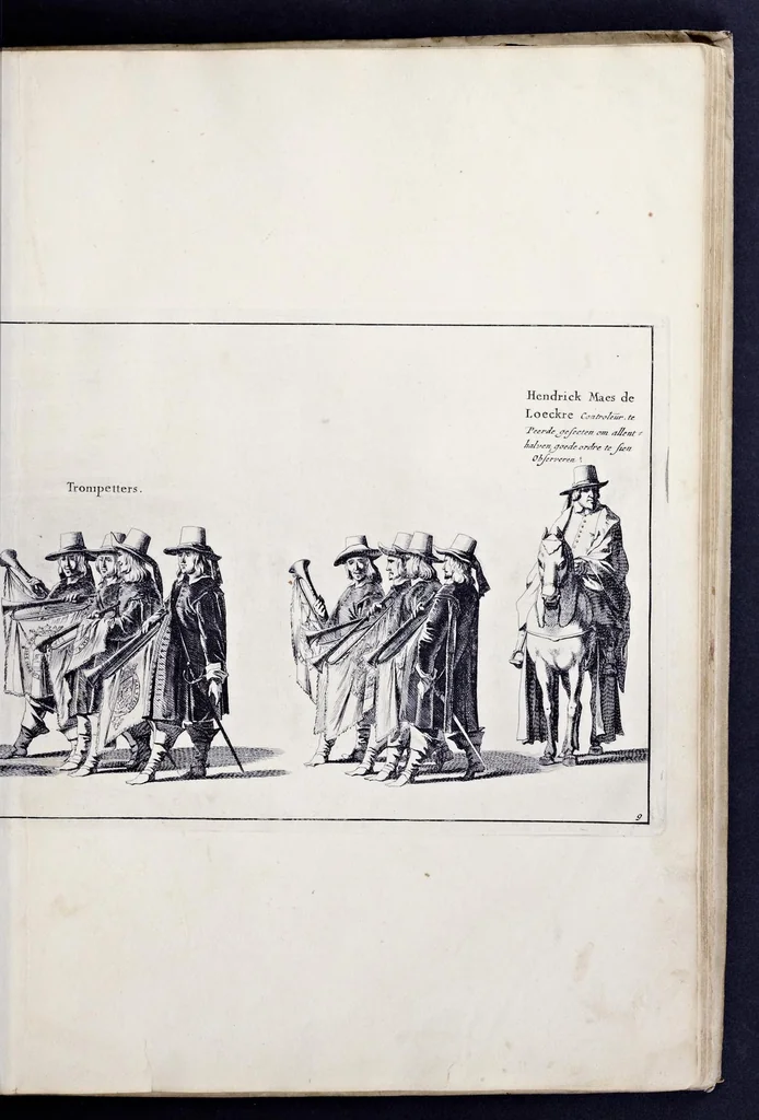An illustration from Begraeffenisse van Syne Hoogheyt Frederick Henrick, by der gratien Gods prince van Orange ..., 1651, leaf 78