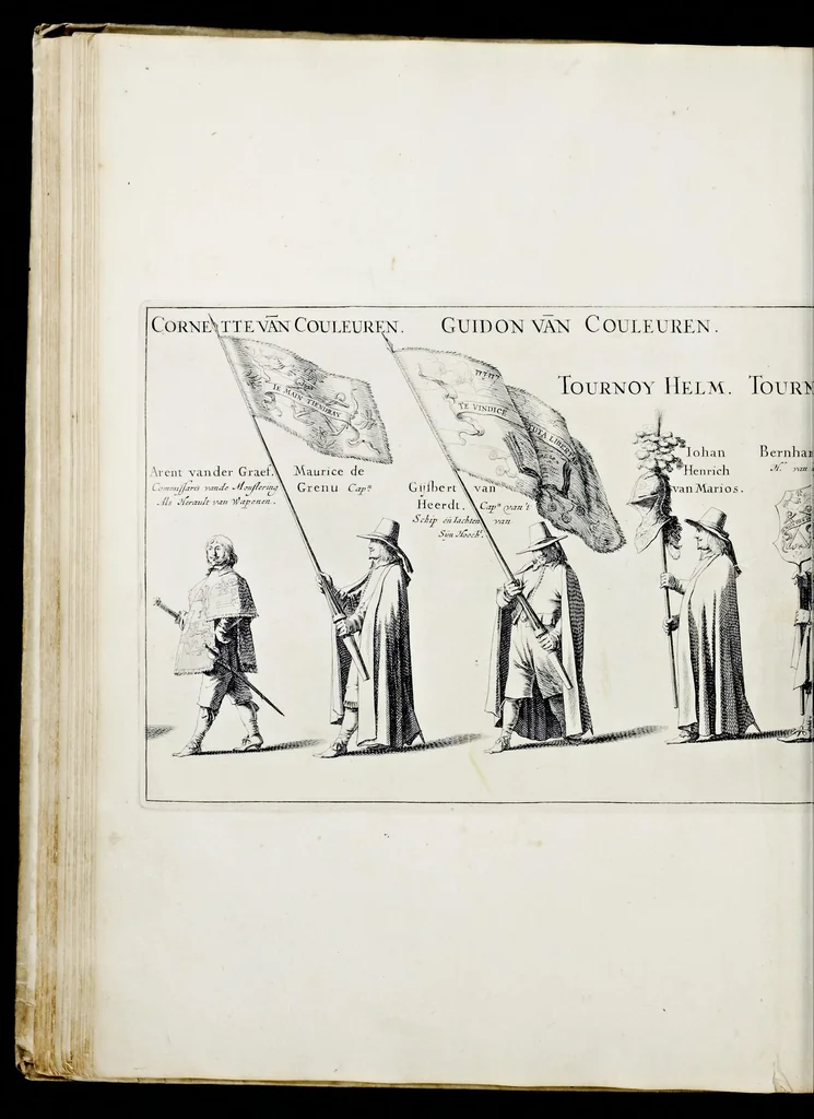 An illustration from Begraeffenisse van Syne Hoogheyt Frederick Henrick, by der gratien Gods prince van Orange ..., 1651, leaf 81