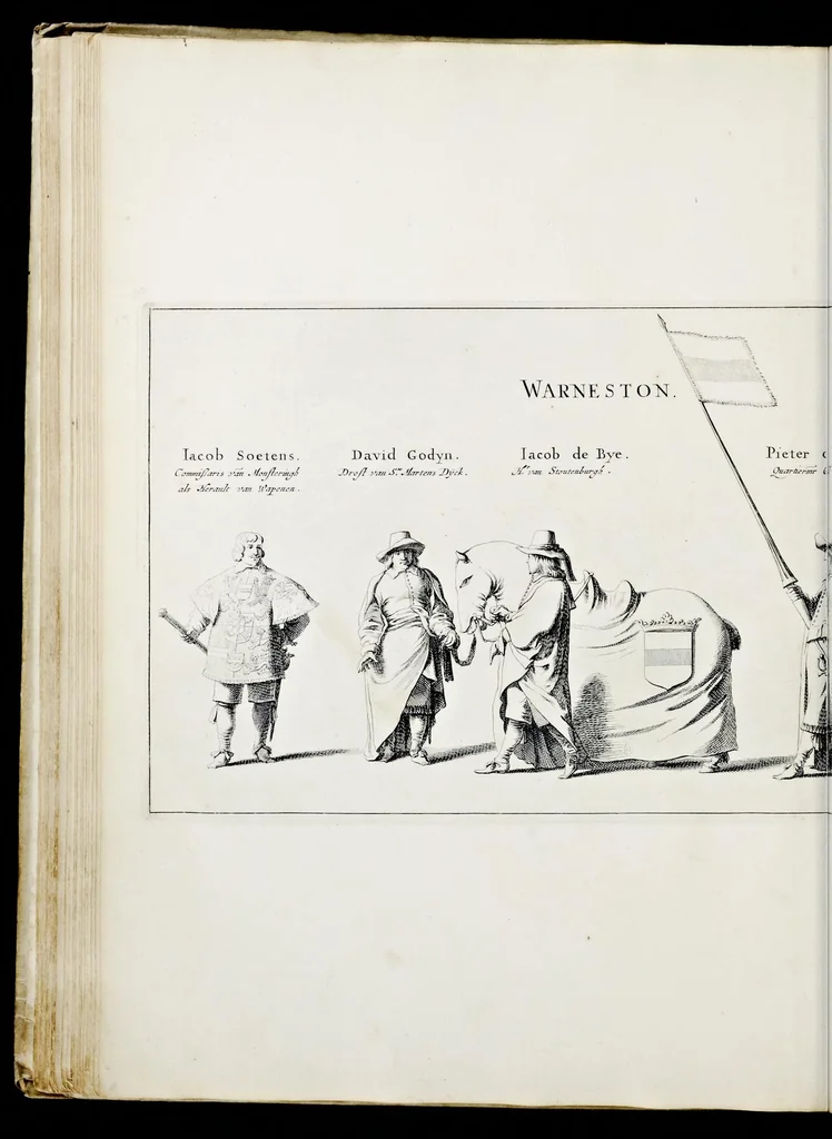 An illustration from Begraeffenisse van Syne Hoogheyt Frederick Henrick, by der gratien Gods prince van Orange ..., 1651, leaf 85