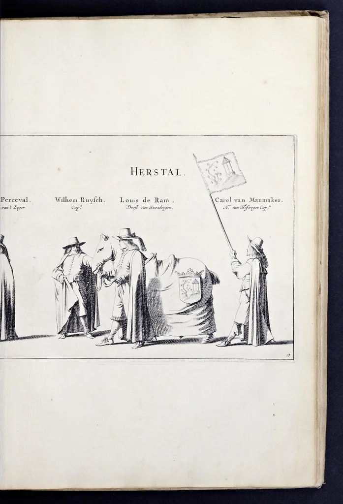 An illustration from Begraeffenisse van Syne Hoogheyt Frederick Henrick, by der gratien Gods prince van Orange ..., 1651, leaf 86