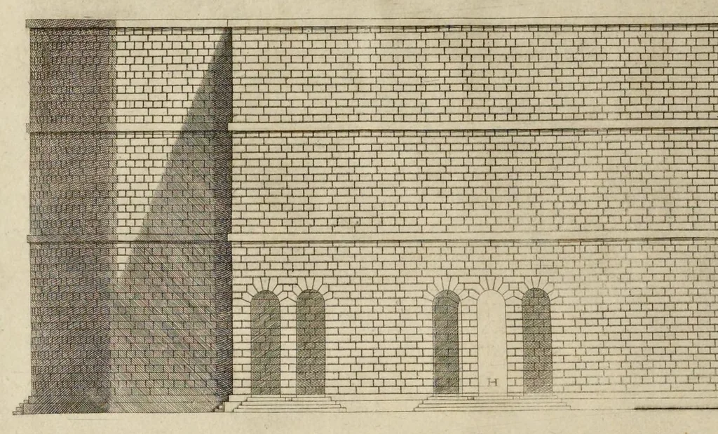 An illustration from Libro d'Antonio Labacco appartenente a l'architettvra nel qval si figvarano alcvne notabili antiqvita di Roma, 1584, leaf 17