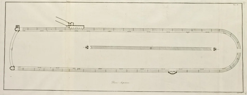 An illustration from Descrizione dei circhi : particolarmente di quello di Caracalla e dei giuochi in essi celebrati, 1789, leaf 121