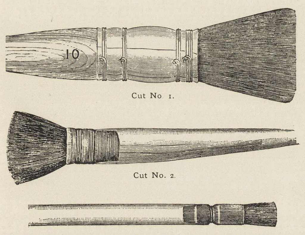 An illustration from A manual for china painters, being a practical and comprehensive treatise on the art of painting china and glass with mineral colors, 1907, leaf 86