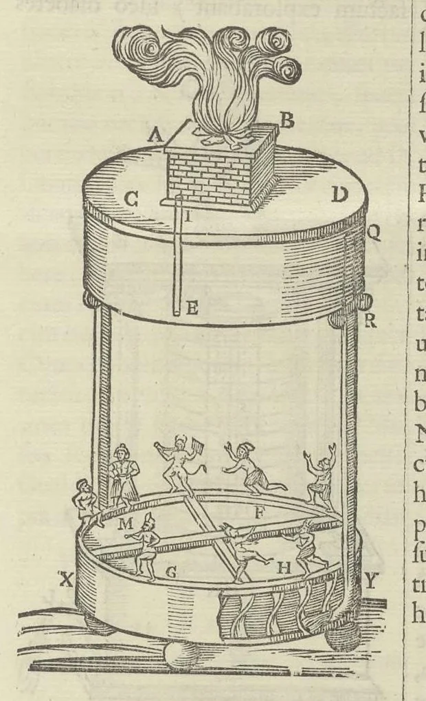 An illustration from Physiologia Kircheriana experimentalis : qua summa argumentorum multitudine & varietate naturalium rerum scientia per experimenta physica, mathematica, medica, chymica, musica, magnetica, mechanica comprobatur atque stabilitur, 1680, leaf 238