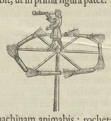 An illustration from Physiologia Kircheriana experimentalis : qua summa argumentorum multitudine & varietate naturalium rerum scientia per experimenta physica, mathematica, medica, chymica, musica, magnetica, mechanica comprobatur atque stabilitur, 1680, leaf 261