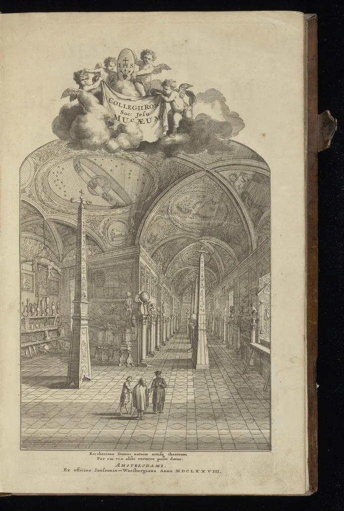 An illustration from Physiologia Kircheriana experimentalis : qua summa argumentorum multitudine & varietate naturalium rerum scientia per experimenta physica, mathematica, medica, chymica, musica, magnetica, mechanica comprobatur atque stabilitur, 1680, leaf 4