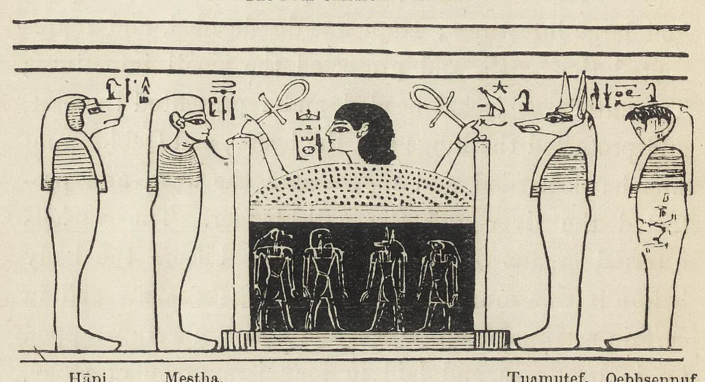 An illustration from Egyptian magic, 1901, leaf 113
