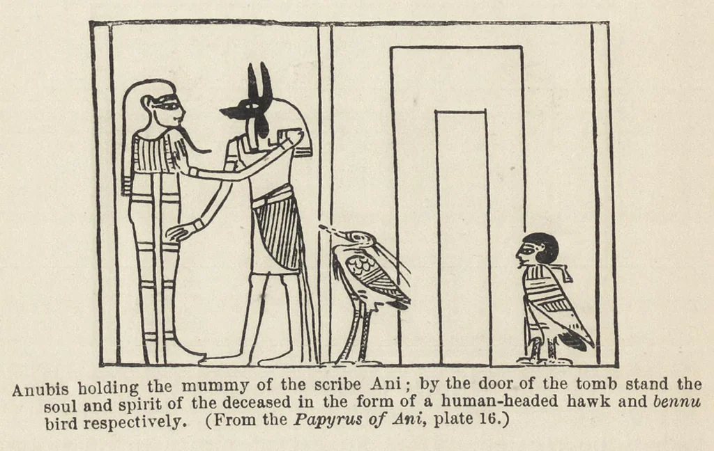 An illustration from Egyptian magic, 1901, leaf 137