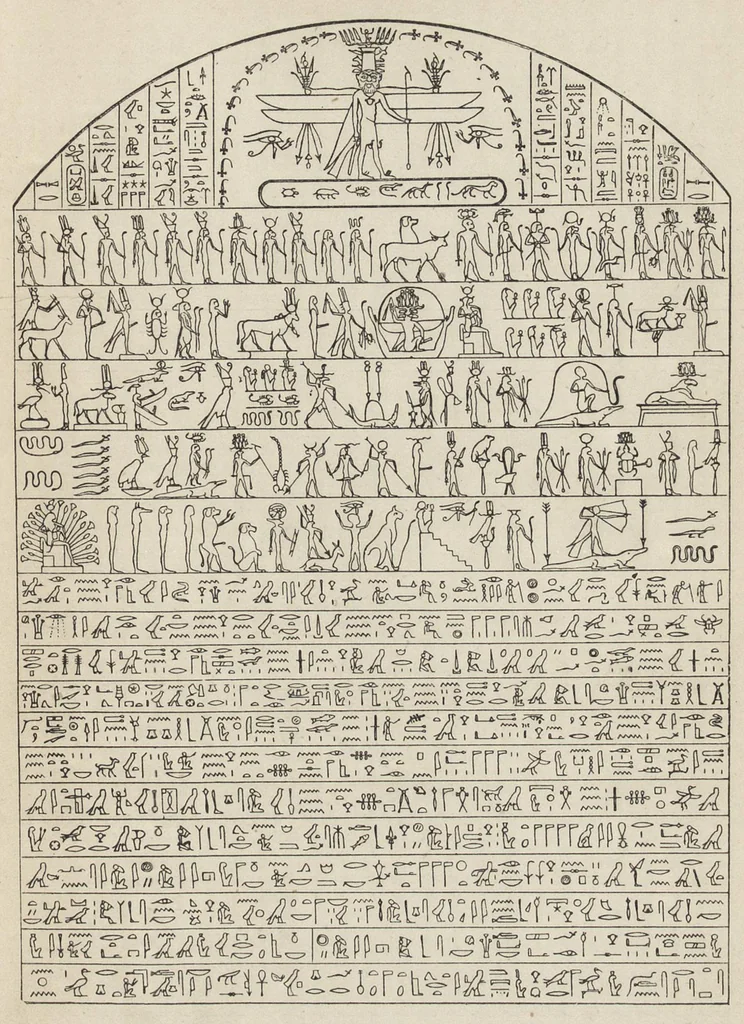 An illustration from Egyptian magic, 1901, leaf 176