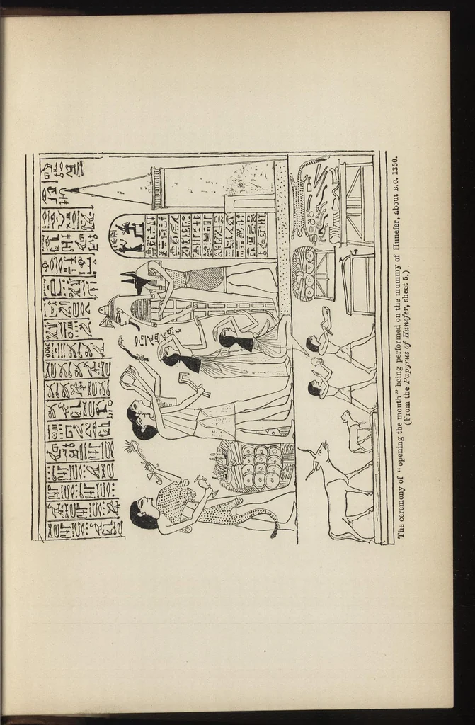 An illustration from Egyptian magic, 1901, leaf 222