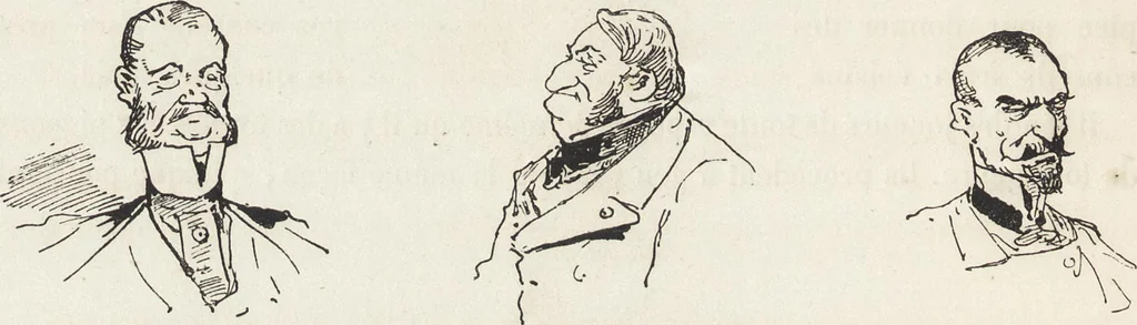 An illustration from La vie hors de chez soi (comédie de notre temps) l'hiver, le printemps, l'été, l'automne; études au crayon et à la plume, 1876, leaf 155