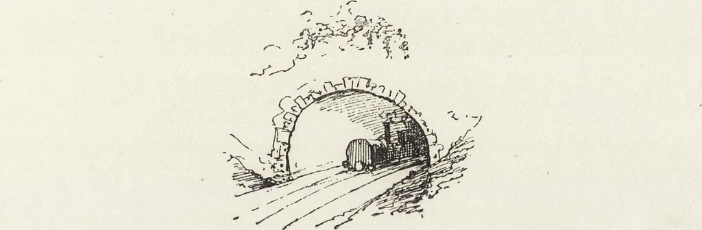 An illustration from La vie hors de chez soi (comédie de notre temps) l'hiver, le printemps, l'été, l'automne; études au crayon et à la plume, 1876, leaf 16