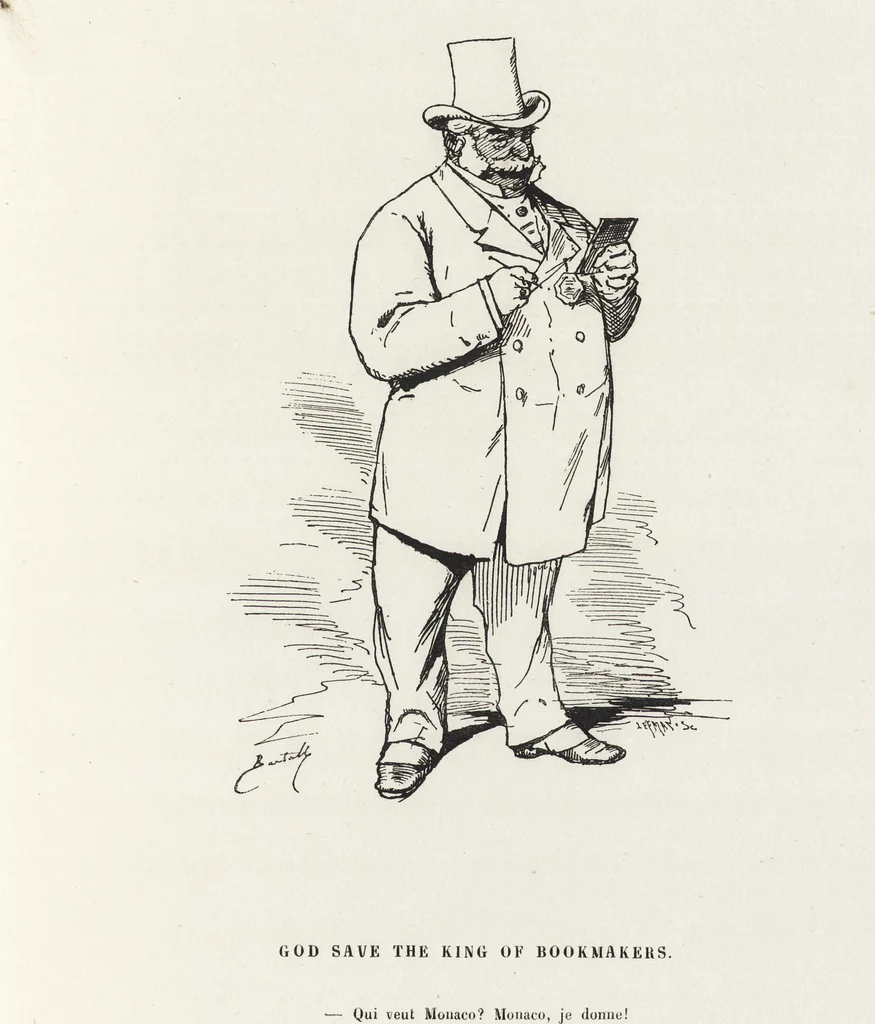 An illustration from La vie hors de chez soi (comédie de notre temps) l'hiver, le printemps, l'été, l'automne; études au crayon et à la plume, 1876, leaf 182