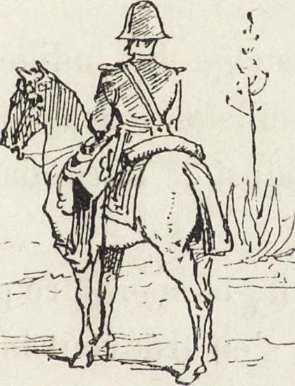 An illustration from La vie hors de chez soi (comédie de notre temps) l'hiver, le printemps, l'été, l'automne; études au crayon et à la plume, 1876, leaf 218