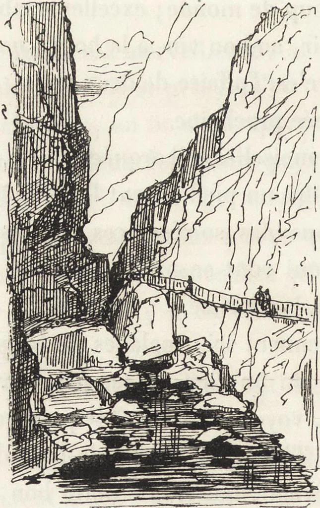 An illustration from La vie hors de chez soi (comédie de notre temps) l'hiver, le printemps, l'été, l'automne; études au crayon et à la plume, 1876, leaf 223