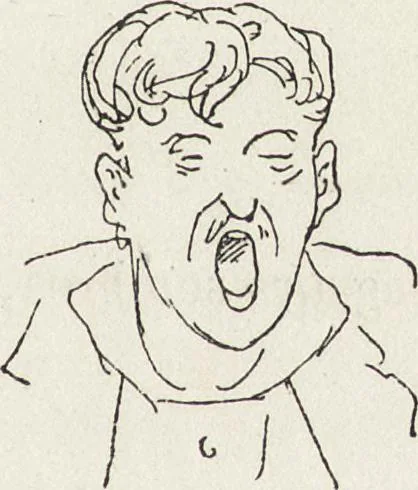 An illustration from La vie hors de chez soi (comédie de notre temps) l'hiver, le printemps, l'été, l'automne; études au crayon et à la plume, 1876, leaf 34