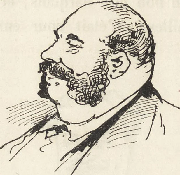 An illustration from La vie hors de chez soi (comédie de notre temps) l'hiver, le printemps, l'été, l'automne; études au crayon et à la plume, 1876, leaf 465