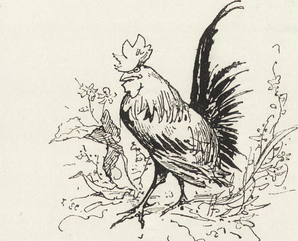 An illustration from La vie hors de chez soi (comédie de notre temps) l'hiver, le printemps, l'été, l'automne; études au crayon et à la plume, 1876, leaf 51
