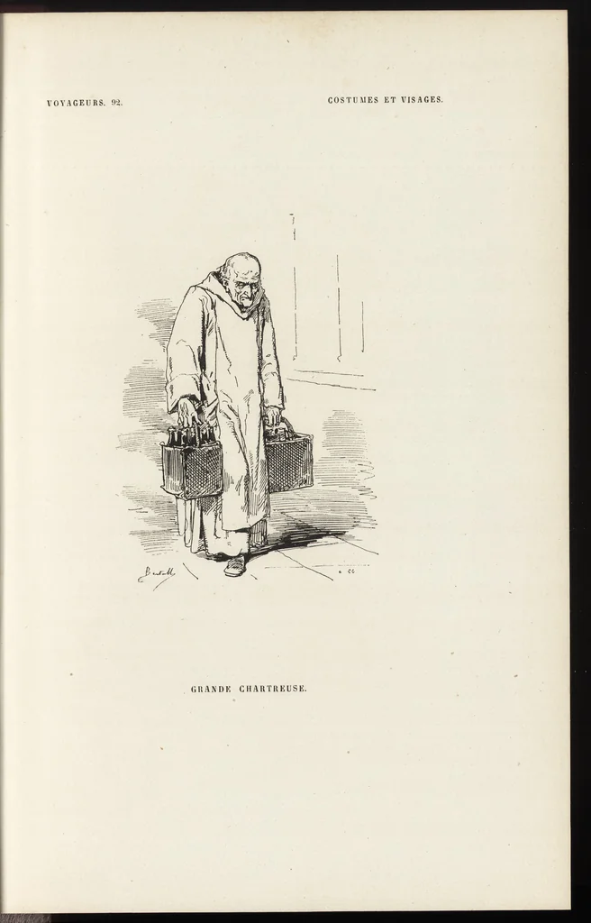 An illustration from La vie hors de chez soi (comédie de notre temps) l'hiver, le printemps, l'été, l'automne; études au crayon et à la plume, 1876, leaf 608
