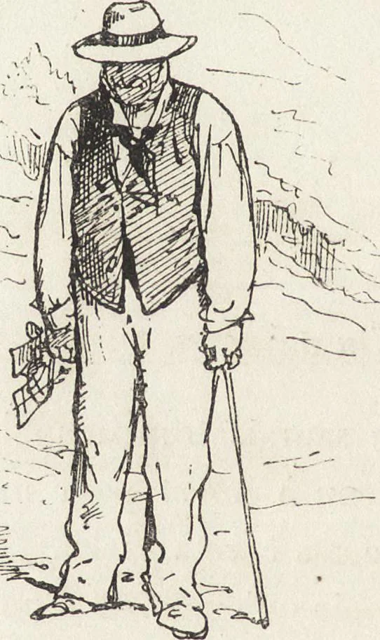 An illustration from La vie hors de chez soi (comédie de notre temps) l'hiver, le printemps, l'été, l'automne; études au crayon et à la plume, 1876, leaf 625