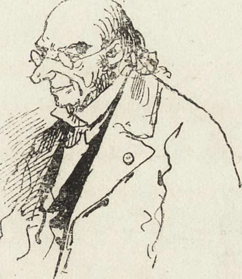 An illustration from La vie hors de chez soi (comédie de notre temps) l'hiver, le printemps, l'été, l'automne; études au crayon et à la plume, 1876, leaf 658