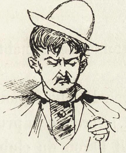 An illustration from La vie hors de chez soi (comédie de notre temps) l'hiver, le printemps, l'été, l'automne; études au crayon et à la plume, 1876, leaf 88