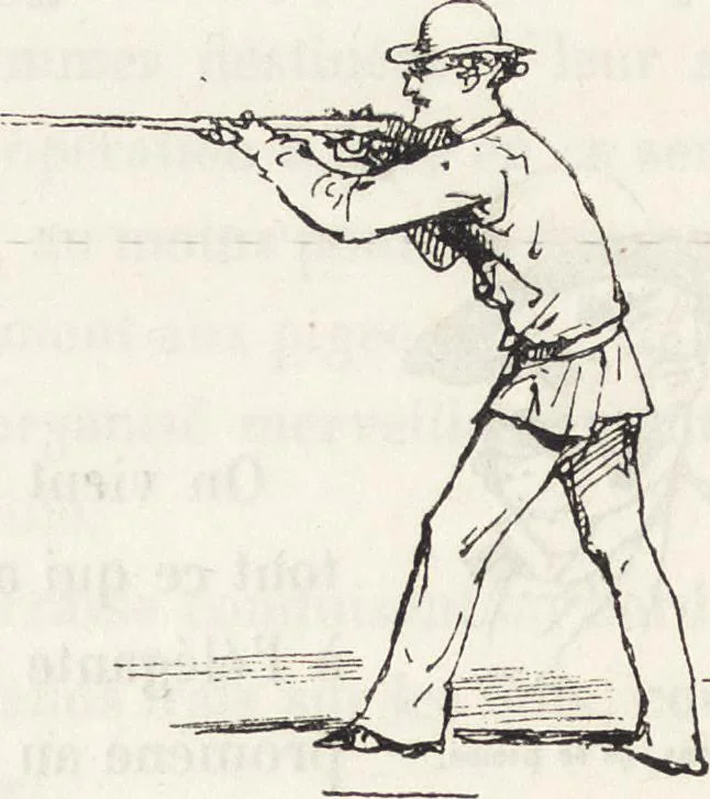 An illustration from La vie hors de chez soi (comédie de notre temps) l'hiver, le printemps, l'été, l'automne; études au crayon et à la plume, 1876, leaf 93