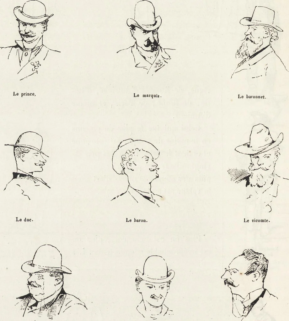 An illustration from La vie hors de chez soi (comédie de notre temps) l'hiver, le printemps, l'été, l'automne; études au crayon et à la plume, 1876, leaf 95
