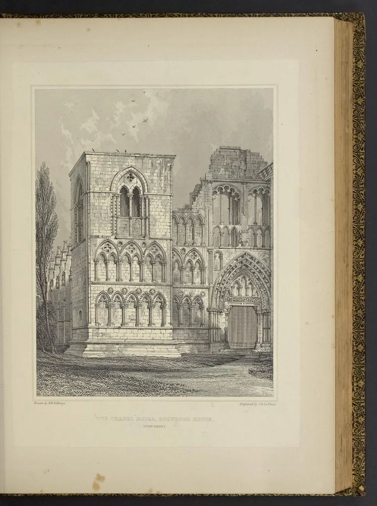 An illustration from The baronial and ecclesiastical antiquities of Scotland, 1852, leaf 110