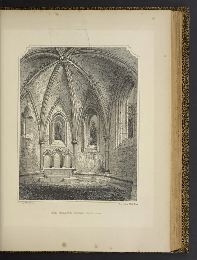 An illustration from The baronial and ecclesiastical antiquities of Scotland, 1852, leaf 136