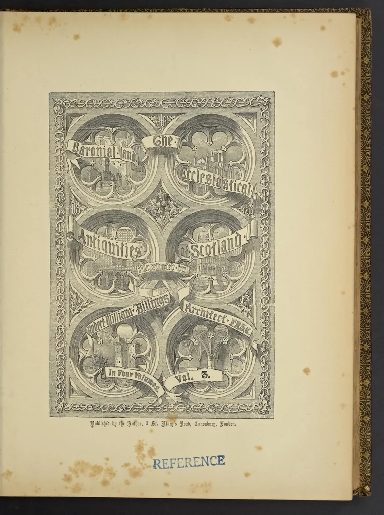 An illustration from The baronial and ecclesiastical antiquities of Scotland, 1852, leaf 6