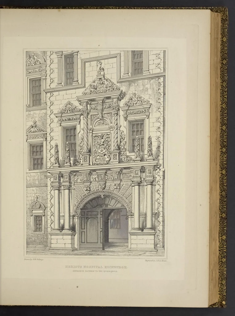 An illustration from The baronial and ecclesiastical antiquities of Scotland, 1852, leaf 74