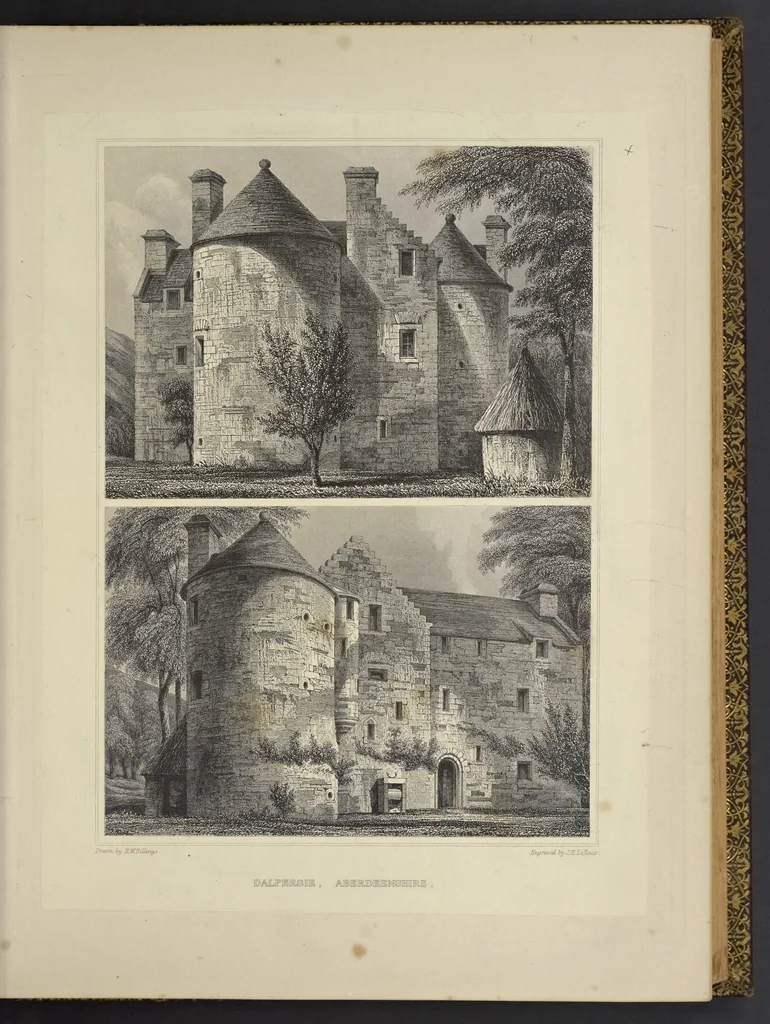 An illustration from The baronial and ecclesiastical antiquities of Scotland, 1852, leaf 14