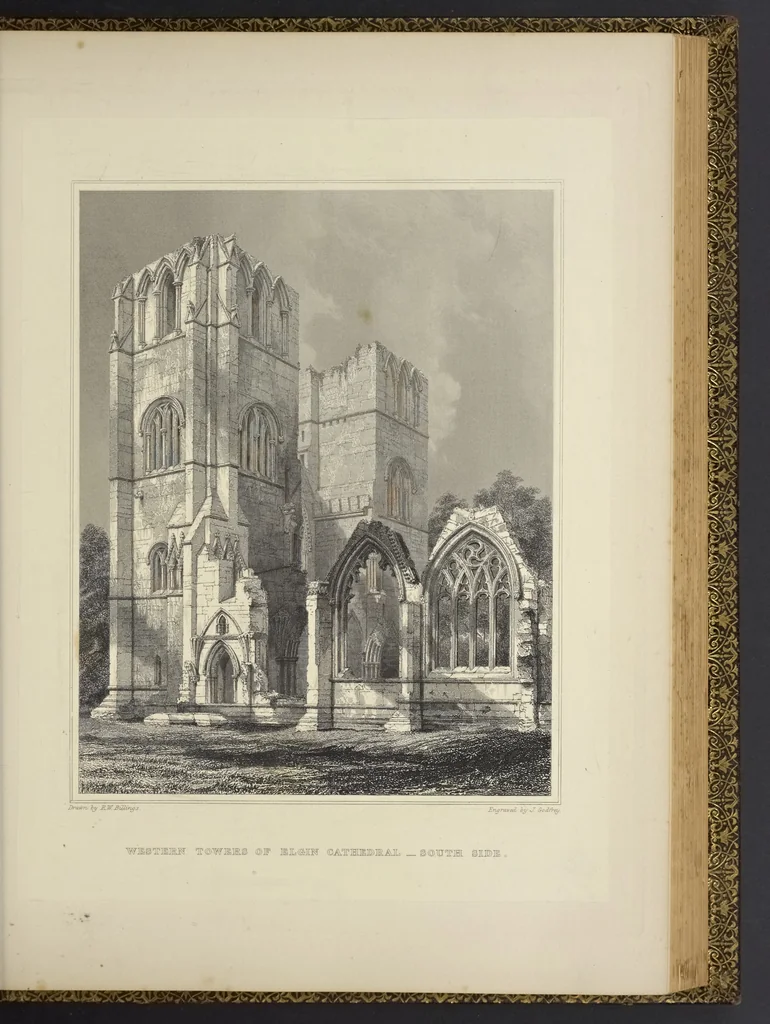 An illustration from The baronial and ecclesiastical antiquities of Scotland, 1852, leaf 218