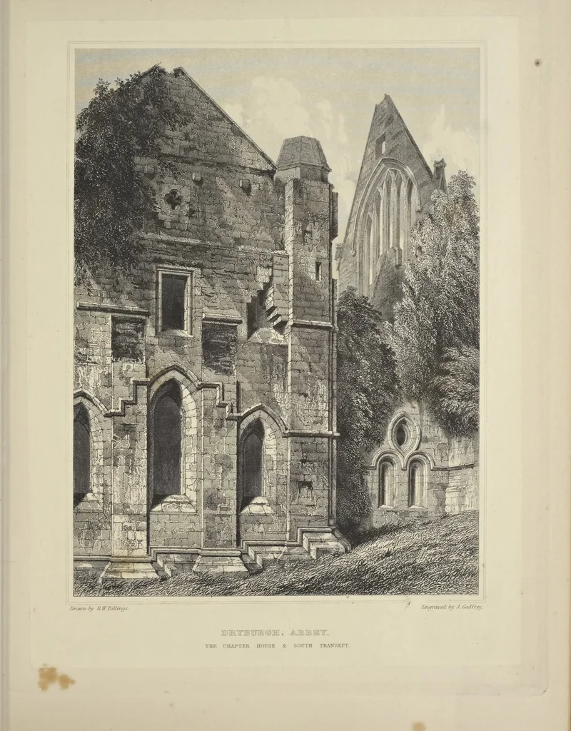 An illustration from The baronial and ecclesiastical antiquities of Scotland, 1852, leaf 52