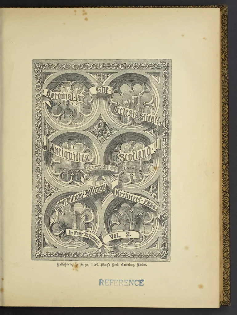 An illustration from The baronial and ecclesiastical antiquities of Scotland, 1852, leaf 6