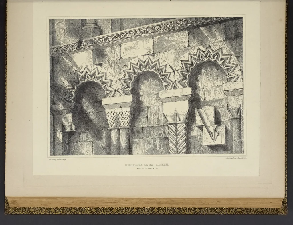 An illustration from The baronial and ecclesiastical antiquities of Scotland, 1852, leaf 98