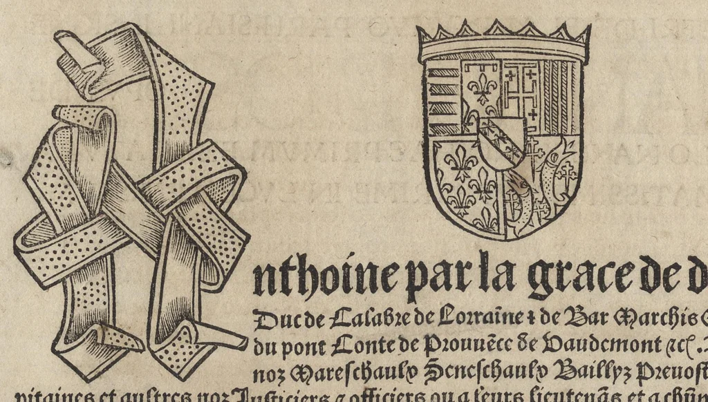An illustration from Nanceidos : opus de bello Nanceiano, hac primum exaratvra elimatissime nvperrime in lvcem emissvm, 1518, leaf 13