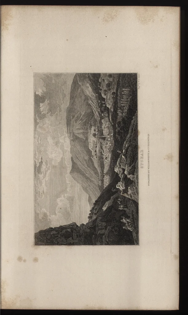 An illustration from Evidence of the truth of the Christian religion : derived from the literal fulfilment of prophecy : particularly as illustrated by the history of the Jews, and by the discoveries of recent travellers, 1848, leaf 242