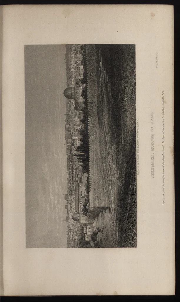 An illustration from Evidence of the truth of the Christian religion : derived from the literal fulfilment of prophecy : particularly as illustrated by the history of the Jews, and by the discoveries of recent travellers, 1848, leaf 296