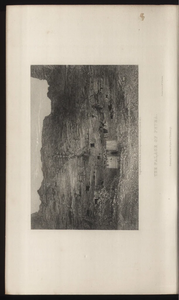 An illustration from Evidence of the truth of the Christian religion : derived from the literal fulfilment of prophecy : particularly as illustrated by the history of the Jews, and by the discoveries of recent travellers, 1848, leaf 367