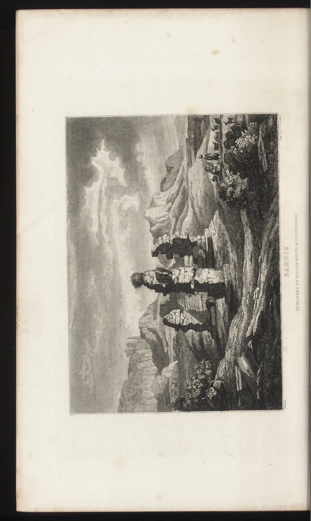 An illustration from Evidence of the truth of the Christian religion : derived from the literal fulfilment of prophecy : particularly as illustrated by the history of the Jews, and by the discoveries of recent travellers, 1848, leaf 607