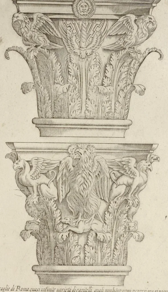 An illustration from Regola delli cinque ordini d'architettura, 1635, leaf 62