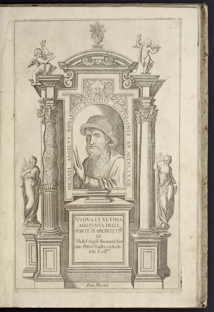 An illustration from Regola delli cinque ordini d'architettura, 1635, leaf 78