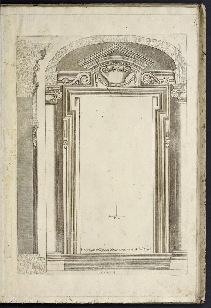 An illustration from Regola delli cinque ordini d'architettura, 1635, leaf 86