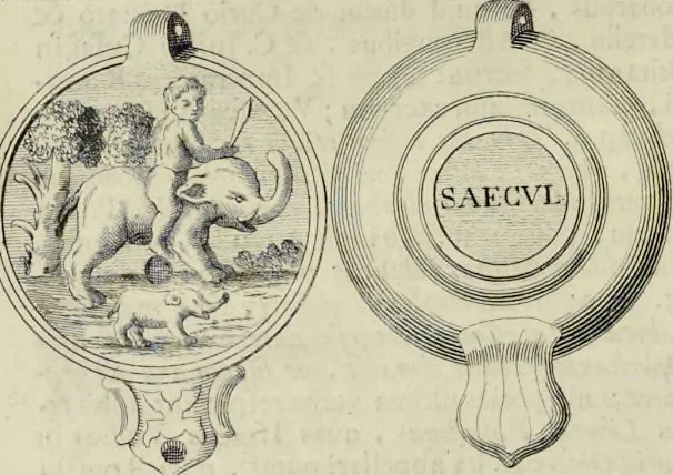 An illustration from Novus thesaurus antiquitatum romanarum, 1735, leaf 143