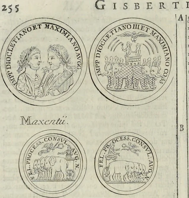 An illustration from Novus thesaurus antiquitatum romanarum, 1735, leaf 151