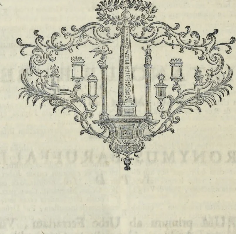 An illustration from Novus thesaurus antiquitatum romanarum, 1735, leaf 391