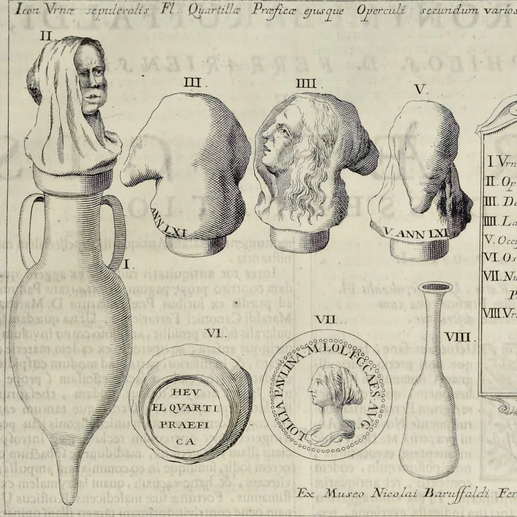 An illustration from Novus thesaurus antiquitatum romanarum, 1735, leaf 402